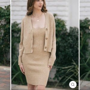 Two Piece Sweater Dress set